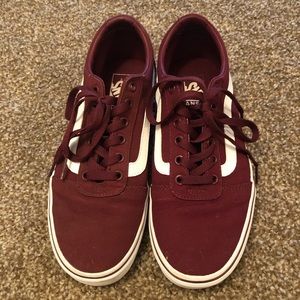 Maroon Vans